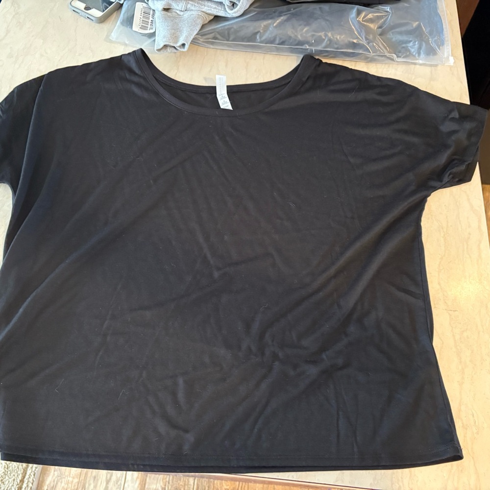 Constantly Varied Gear Black Slouchy Short Sleeve Tee